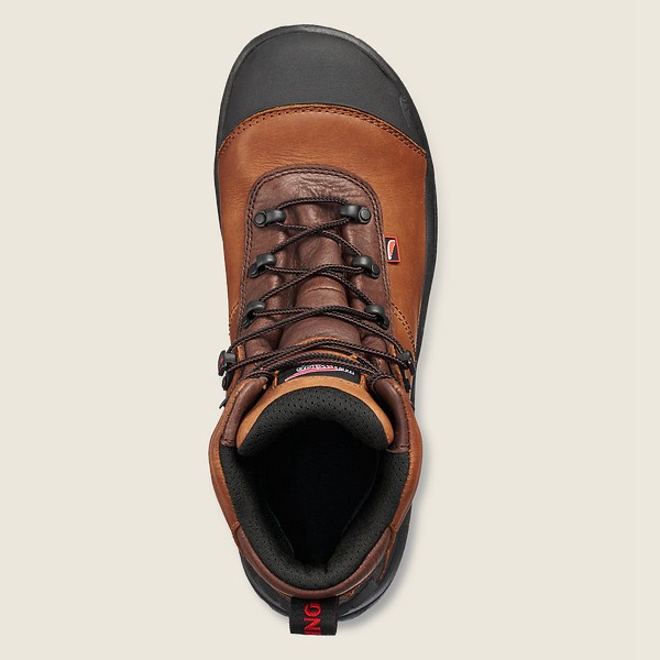 Safety Støvler Herre - Red Wing Crv™ - 6-Inch Waterproof Toe - Brune/Sort - HSBYDN-857